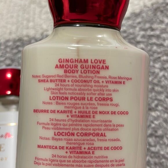 NEW - Bath & Body Works- Gingham LOVE - Picture 4 of 4